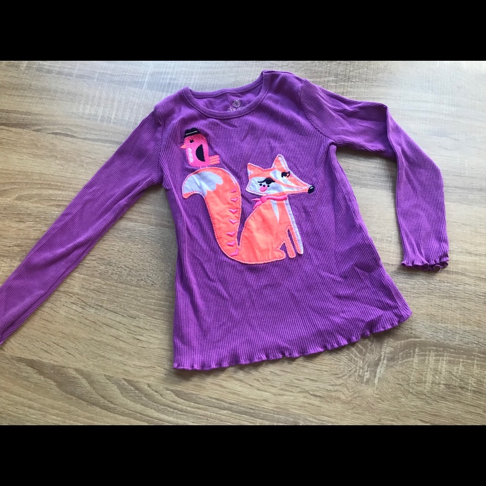 Ribbed purple okie dokie top